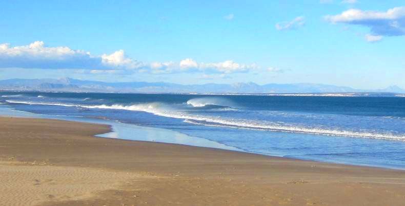 The beach of Costa Blanca in Andalusia